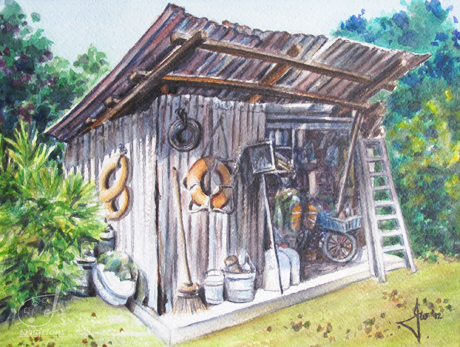A Rustic Shed
