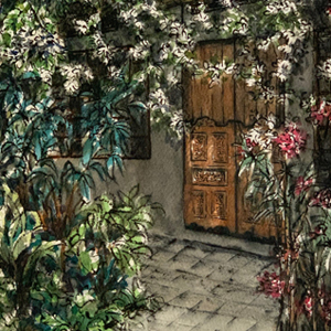 A Floral Entrance
